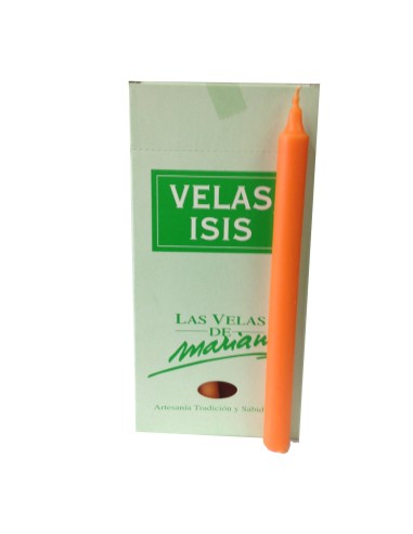 Photo de Velas Isis I orange - encens.business - Boutique ésotérique en ligne - vente de Velas Isis I orange
