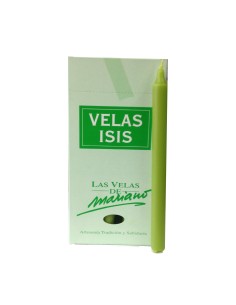 Photo de Velas Isis I vert clair - encens.business - Boutique ésotérique en ligne - vente de Velas Isis I vert clair