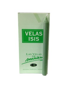 Photo de velas Isis I vert foncé - encens.business - Boutique ésotérique en ligne - vente de velas Isis I vert foncé