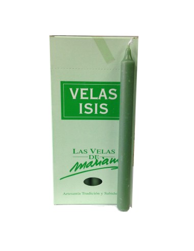 Photo de velas Isis I vert foncé - encens.business - Boutique ésotérique en ligne - vente de velas Isis I vert foncé