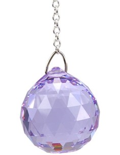 Photo de Suspension boule à facettes violette - encens.business - Boutique ésotérique en ligne - vente de Suspension boule à facettes 
