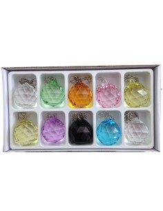 Photo de Coffret de 10 boules à facettes - encens.business - Boutique ésotérique en ligne - vente de Coffret de 10 boules à facettes