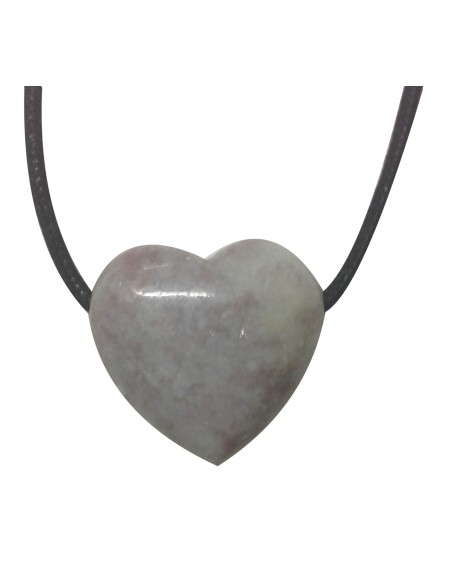 Photo de Coeur puffy en Lépidolite - encens.business - Boutique ésotérique en ligne - vente de Coeur puffy en Lépidolite