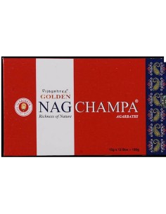 Photo de Boite d'encens 12 étuis de 15 grammes GOLDEN NAG CHAMPA - encens.business - Boutique ésotérique en ligne - vente de Boite d'e