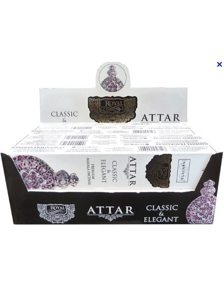 Photo de Boite d'encens 12 étuis de 15 grammes NANDITA ATTAR - encens.business - Boutique ésotérique en ligne - vente de Boite d'encen
