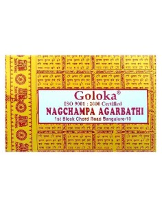 Photo de Boite d'encens 12 étuis de 15 grammes GOLOKA NAG CHAMPA - encens.business - Boutique ésotérique en ligne - vente de Boite d'e