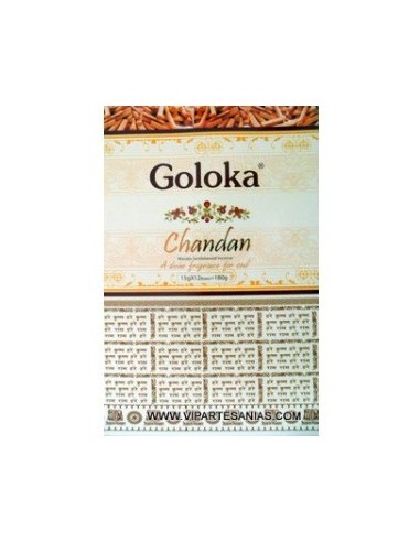 Photo de Boite d'encens 12 étuis de 15 grammes GOLOKA CHANDAN - encens.business - Boutique ésotérique en ligne - vente de Boite d'ence