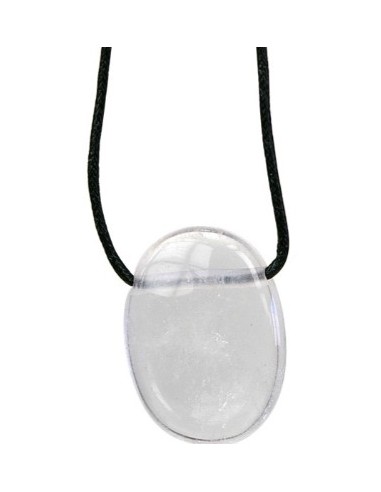 Photo de Pendentif percé en cristal de roche - encens.business - Boutique ésotérique en ligne - vente de Pendentif percé en cristal de