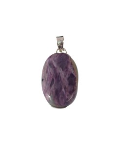 Photo de Pendentif cabochon en charoite - encens.business - Boutique ésotérique en ligne - vente de Pendentif cabochon en charoite