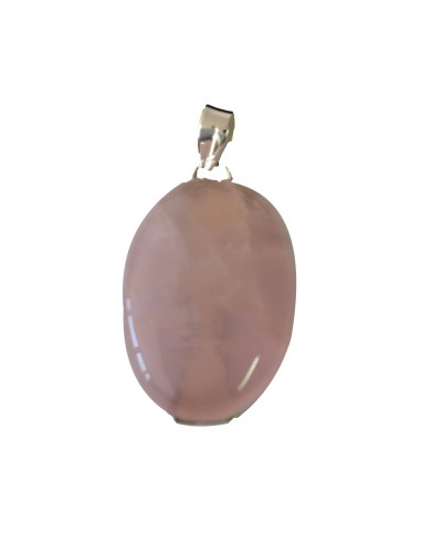 Photo de Pendentif cabochon en quartz rose - encens.business - Boutique ésotérique en ligne - vente de Pendentif cabochon en quartz ro