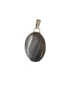 Photo de Pendentif cabochon en agate botswana - encens.business - Boutique ésotérique en ligne - vente de Pendentif cabochon en agate 