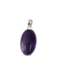 Photo de Pendentif cabochon en améthyste - encens.business - Boutique ésotérique en ligne - vente de Pendentif cabochon en améthyste