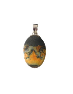 Photo de Pendentif cabochon en jaspe bumble bee - encens.business - Boutique ésotérique en ligne - vente de Pendentif cabochon en jasp