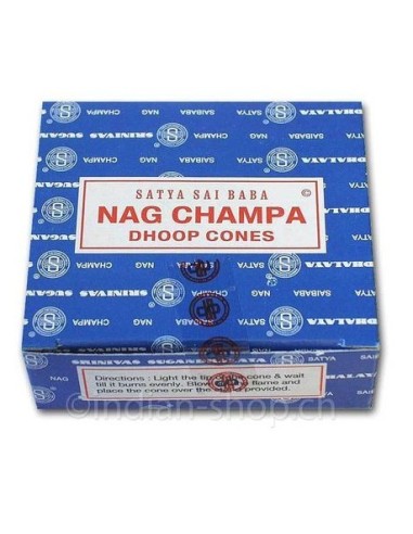 Photo de Encens Satya Nag champa en cône - encens.business - Boutique ésotérique en ligne - vente de Encens Satya Nag champa en cône