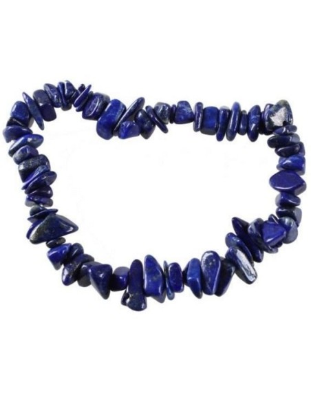 Photo de Bracelet chips lapis lazuli - encens.business - Boutique ésotérique en ligne - vente de Bracelet chips lapis lazuli