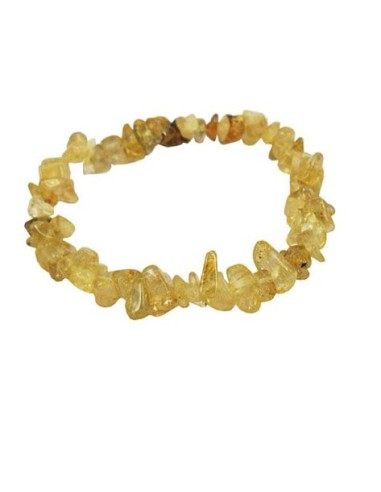 Photo de Bracelet chips citrine - encens.business - Boutique ésotérique en ligne - vente de Bracelet chips citrine