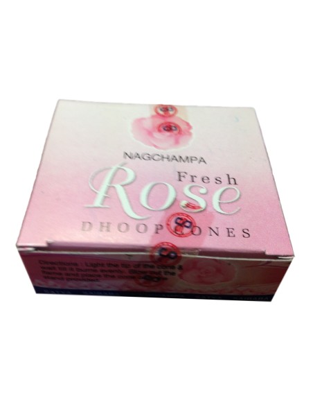 Photo de Encens Satya fresh rose en cône - encens.business - Boutique ésotérique en ligne - vente de Encens Satya fresh rose en cône