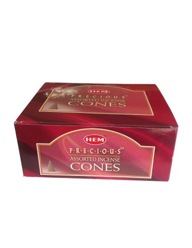 Photo de Encens HEM Precious en cône - 6 parfums - encens.business - Boutique ésotérique en ligne - vente de Encens HEM Precious en cô