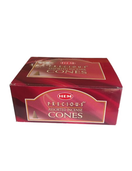 Photo de Encens HEM Precious en cône - 6 parfums - encens.business - Boutique ésotérique en ligne - vente de Encens HEM Precious en cô
