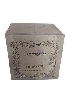 Bougie minérale à l'améthyste - Créez une ambiance apaisante et purifiante 2