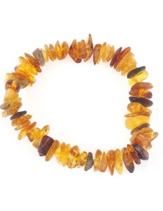 Photo de Bracelet chips d'ambre adulte - encens.business - Boutique ésotérique en ligne - vente de Bracelet chips d'ambre adulte