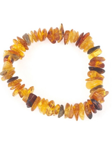 Photo de Bracelet chips d'ambre adulte - encens.business - Boutique ésotérique en ligne - vente de Bracelet chips d'ambre adulte