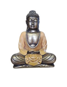 Photo de Statue Bouddha thaïlandais orange 22 cm - encens.business - Boutique ésotérique en ligne - vente de Statue Bouddha thaïlandai