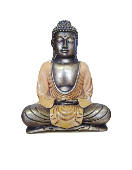 Photo de Statue Bouddha thaïlandais orange 22 cm - encens.business - Boutique ésotérique en ligne - vente de Statue Bouddha thaïlandai