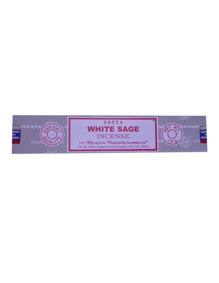 Photo de Encens Satya White sage - encens.business - Boutique ésotérique en ligne - vente de Encens Satya White sage