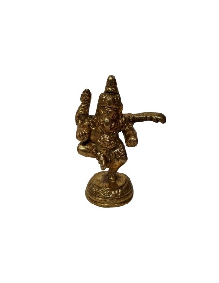 Photo de Statuette Ganesh doré en laiton - encens.business - Boutique ésotérique en ligne - vente de Statuette Ganesh doré en laiton