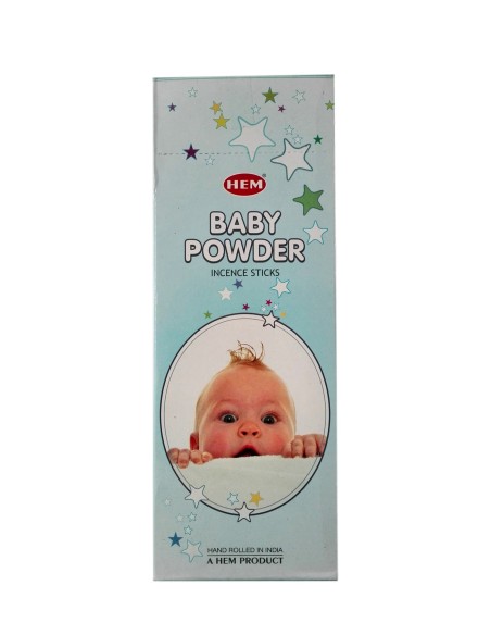 Photo de Encens HEM Baby powder - encens.business - Boutique ésotérique en ligne - vente de Encens HEM Baby powder