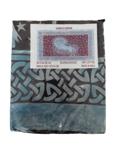 Photo de Tenture indienne Licorne - encens.business - Boutique ésotérique en ligne - vente de Tenture indienne Licorne
