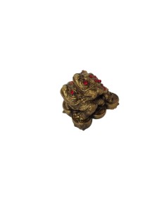 Photo de Crapaud et grenouille sur amas de sapèque - encens.business - Boutique ésotérique en ligne - vente de Crapaud et grenouille s