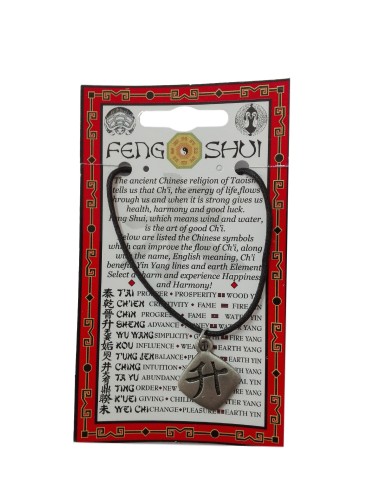 Photo de Pendentif feng shui avec symbole du SHENG - encens.business - Boutique ésotérique en ligne - vente de Pendentif feng shui ave