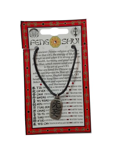 Photo de Pendentif feng shui avec symbole du WU WANG - encens.business - Boutique ésotérique en ligne - vente de Pendentif feng shui a
