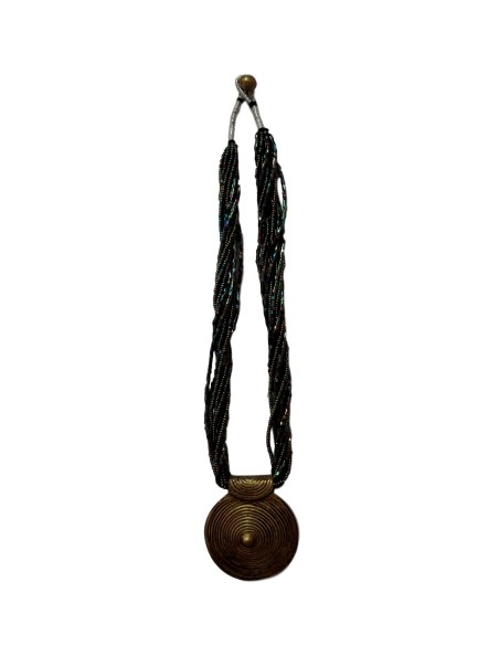 Photo de Collier en perle rainbow avec amulette - encens.business - Boutique ésotérique en ligne - vente de Collier en perle rainbow a