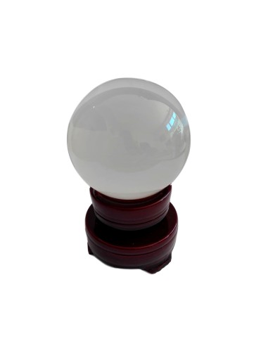 Photo de Boule de cristal de 5 cm avec support - encens.business - Boutique ésotérique en ligne - vente de Boule de cristal de 5 cm av