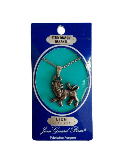 Photo de Pendentif signe zodiac Lion - encens.business - Boutique ésotérique en ligne - vente de Pendentif signe zodiac Lion