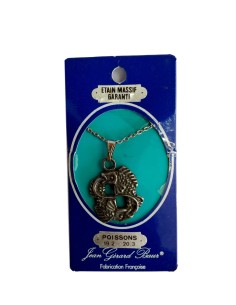 Photo de Pendentif signe zodiac Poisson - encens.business - Boutique ésotérique en ligne - vente de Pendentif signe zodiac Poisson