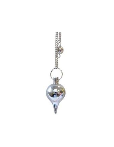 Photo de Pendule goutte argenté - encens.business - Boutique ésotérique en ligne - vente de Pendule goutte argenté