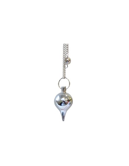 Photo de Pendule goutte argenté - encens.business - Boutique ésotérique en ligne - vente de Pendule goutte argenté