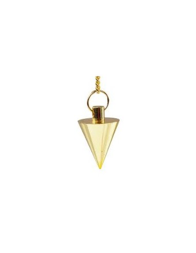 Photo de Pendule conique dore - encens.business - Boutique ésotérique en ligne - vente de Pendule conique dore