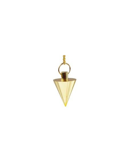 Photo de Pendule conique dore - encens.business - Boutique ésotérique en ligne - vente de Pendule conique dore