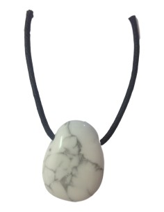 Photo de Pendentif percé en howlite - encens.business - Boutique ésotérique en ligne - vente de Pendentif percé en howlite