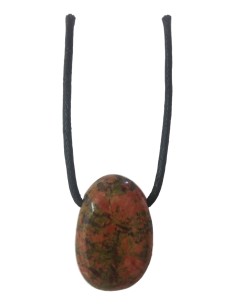 Photo de Pendentif percé en unakite - encens.business - Boutique ésotérique en ligne - vente de Pendentif percé en unakite