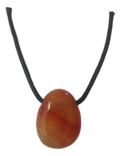 Photo de Pendentif percé en cornaline - encens.business - Boutique ésotérique en ligne - vente de Pendentif percé en cornaline