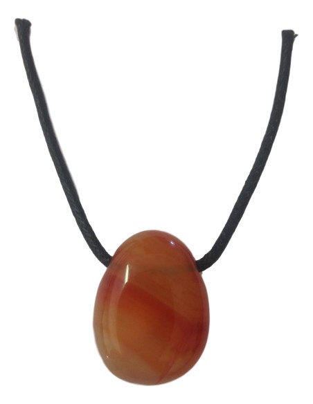 Photo de Pendentif percé en cornaline - encens.business - Boutique ésotérique en ligne - vente de Pendentif percé en cornaline