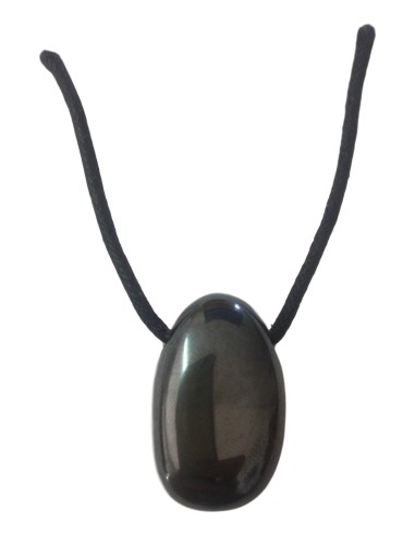 Photo de Pendentif percé en hématite - encens.business - Boutique ésotérique en ligne - vente de Pendentif percé en hématite