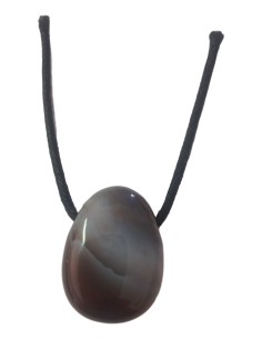Photo de Pendentif percé en agate botswana - encens.business - Boutique ésotérique en ligne - vente de Pendentif percé en agate botswa