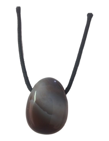 Photo de Pendentif percé en agate botswana - encens.business - Boutique ésotérique en ligne - vente de Pendentif percé en agate botswa